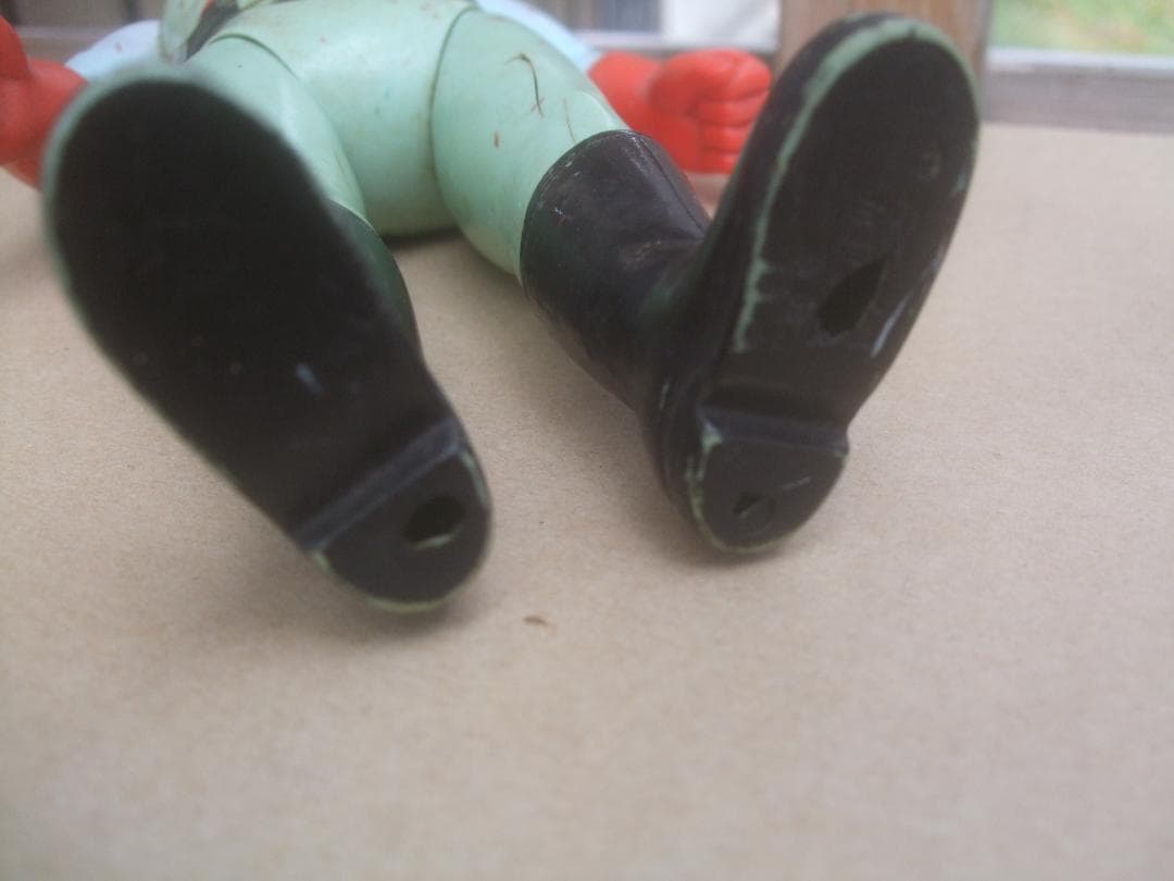 当時物★ポピー 仮面ライダーX ソフビ ・マスク欠品・割れあり