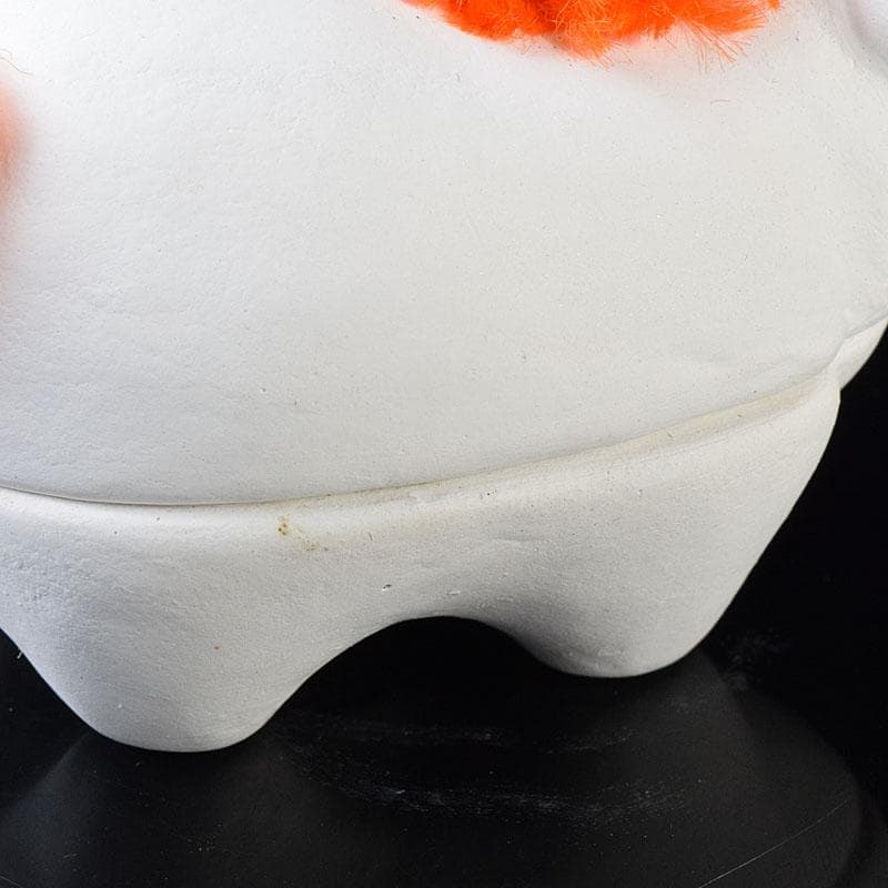 茶道具　佐々木昭楽造　色絵　白馬香合　共布共箱　V　8229