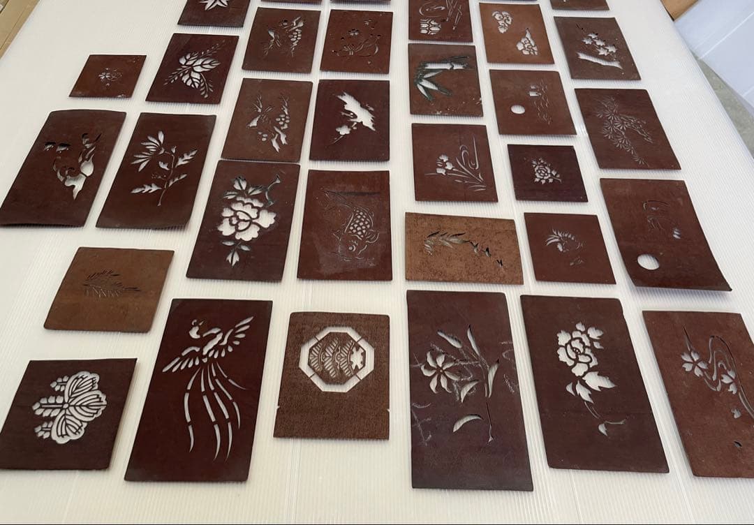 和菓子　すり込み用型紙　41枚セット