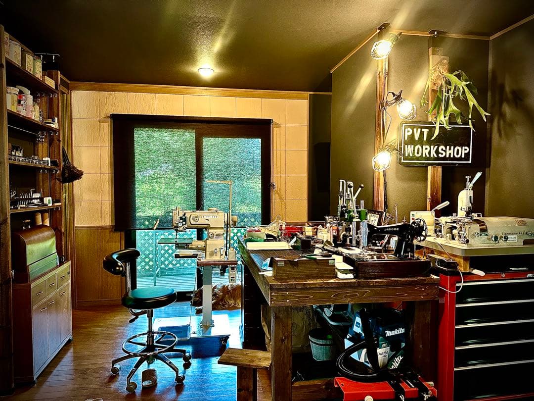 月末SALE！非売品！Pvt.Workshop極CL 本革　デッキケース&ハーフ