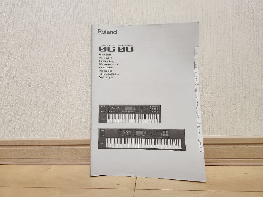 訳あり　Roland FA-08 88鍵 シンセサイザー ケース付　ローランド