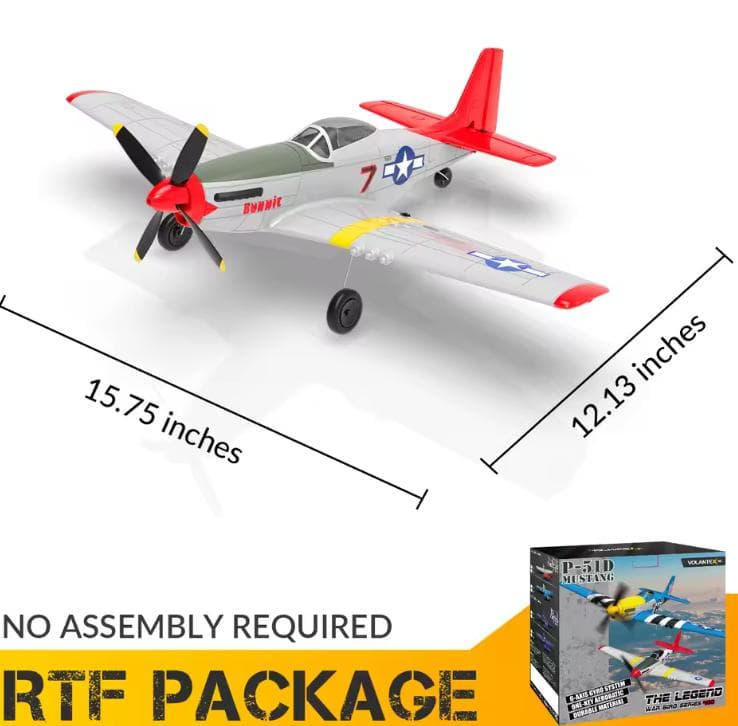 P51D RC飛行機ラジコンマスタング航空機 XPilot 安定化システム付き