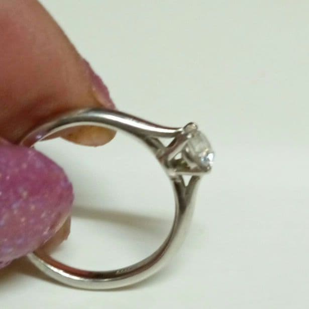 ご成約♥️プラチナダイヤモンドリング Dカラー PT900 ダイヤ0.316