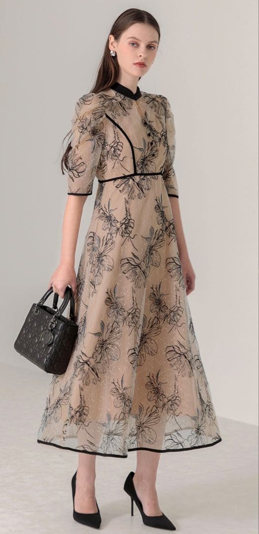 今田美桜　花柄パーティードレス 二次会 同窓会 オケージョン　leja