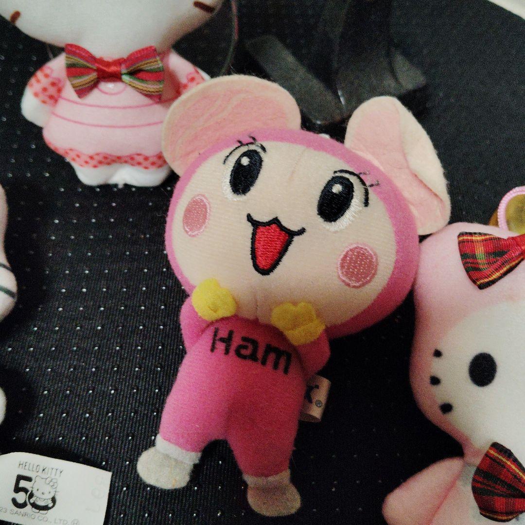 hello Kittyハローキティ ぬいぐるみキーホルダー 5体セット