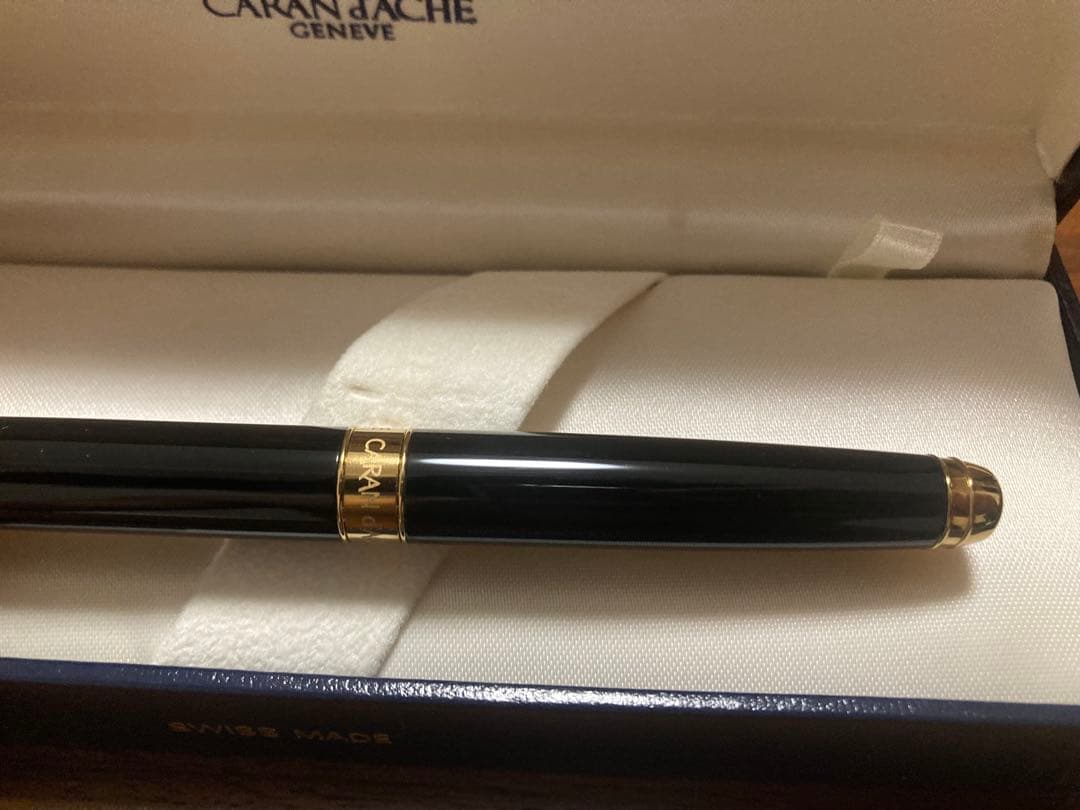 カランダッシュ レマン エボニブラック ゴールドプレート