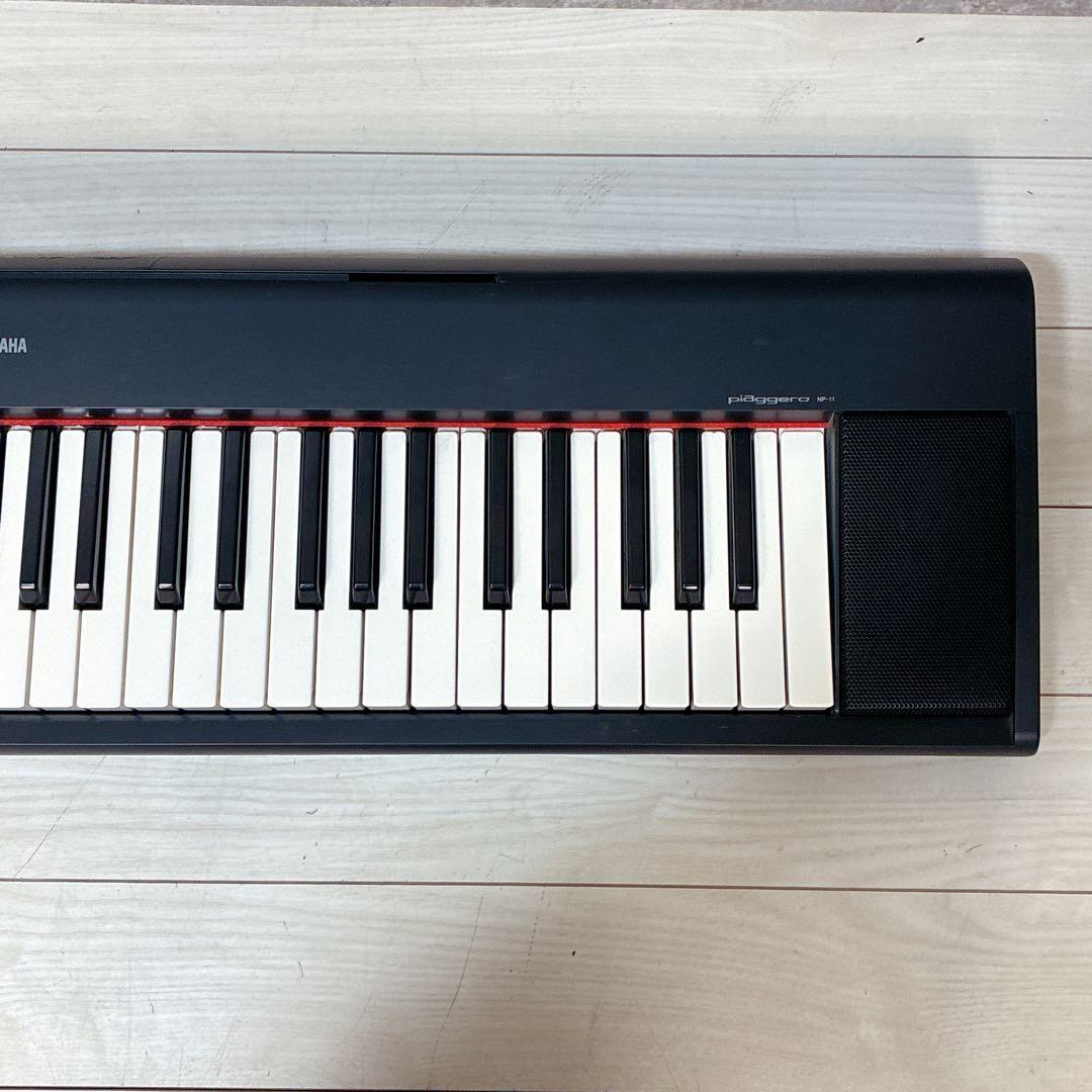 YAMAHA ヤマハ 電子キーボード piaggero ブラック NP-11