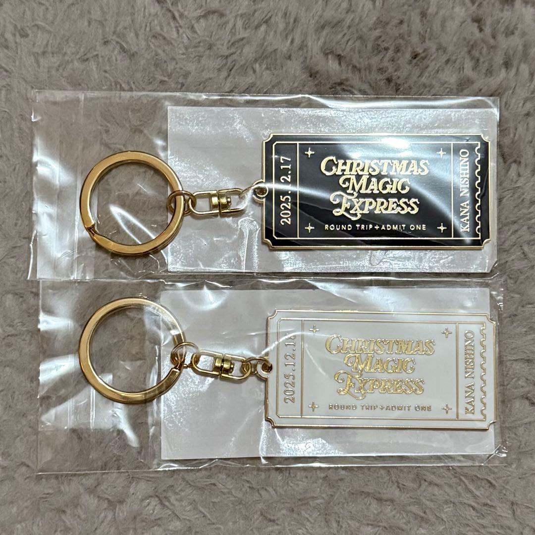 西野カナ Christmas Magic チケットキーホルダー 会場限定