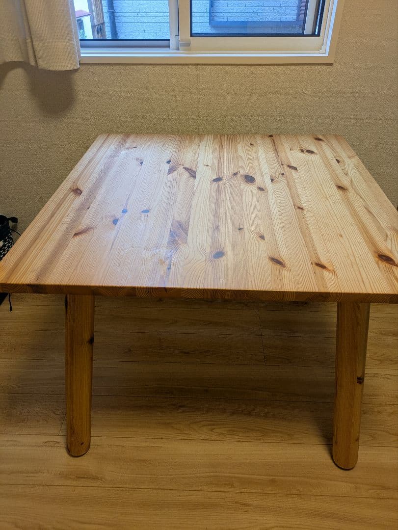 無垢材 スクエアダイニングテーブル