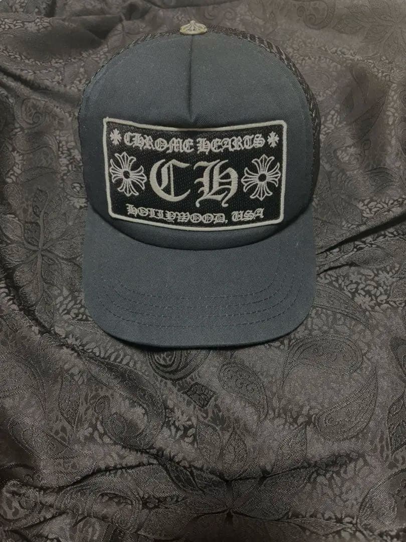 CHROME HEARTS メッシュキャップ 黒