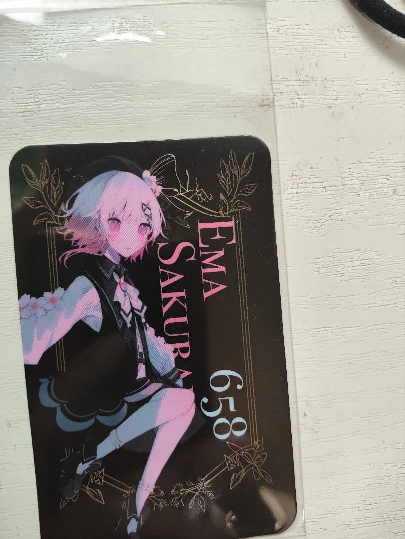 【桜羽エマ】魔法少女ノ魔女裁判 東京タワー 予約特典カード コラボカフェ