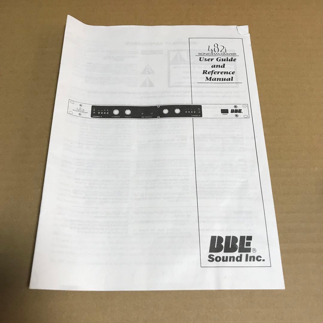 BBE ソニックマキシマイザー　482i