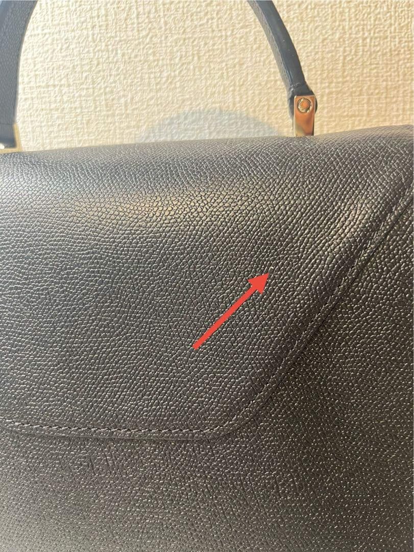 こそ★【ほぼ未使用】valextra イジィデ ミディアム ブラック