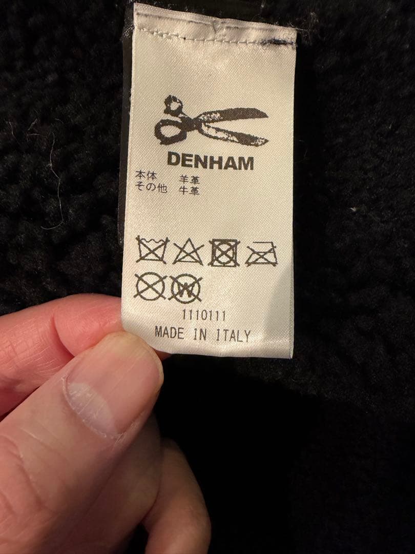 DENHAM デンハム リアル ムートン ボア裏地