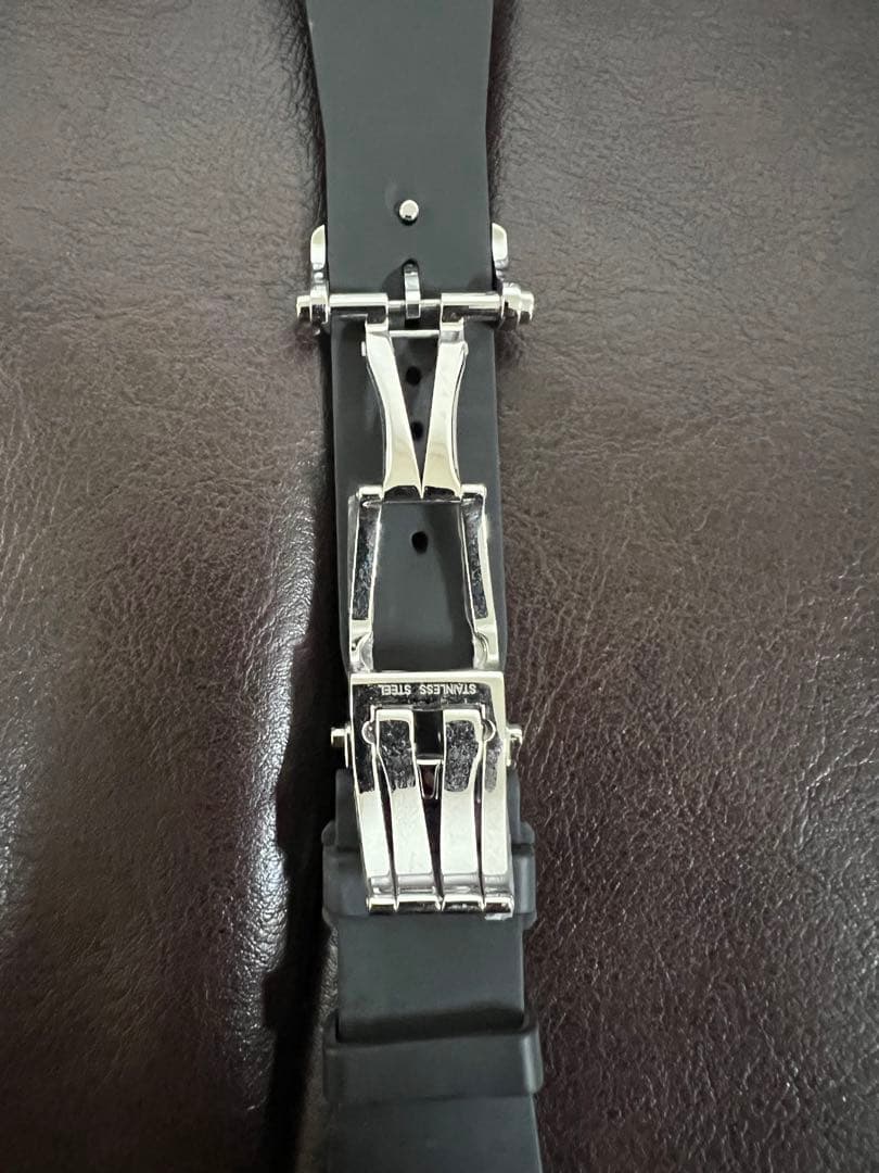 ジラールペルゴ　GP ラバーベルト ブラック　dバックル