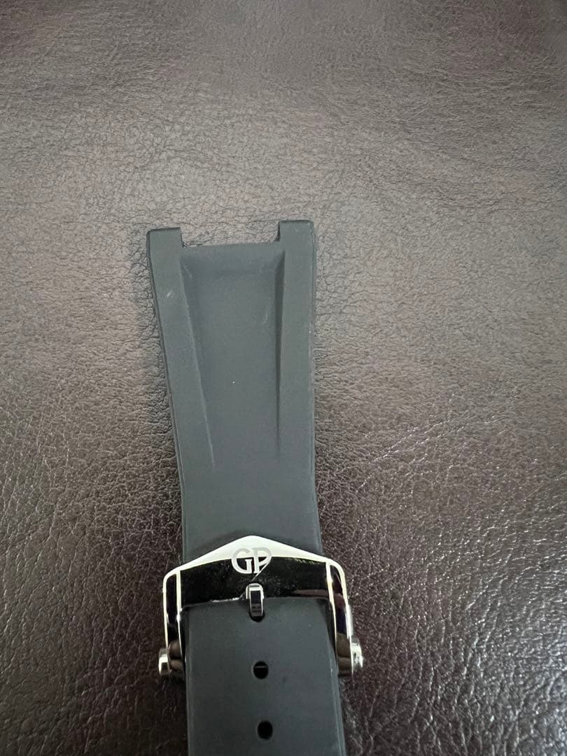 ジラールペルゴ　GP ラバーベルト ブラック　dバックル