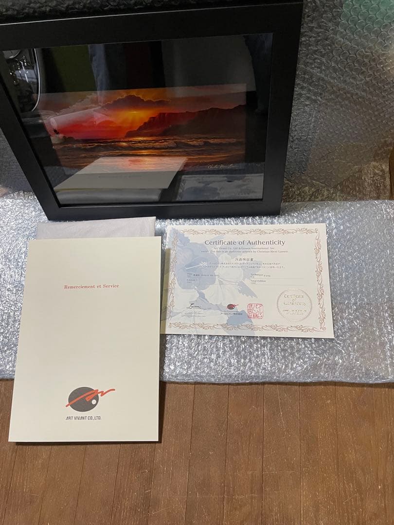 ぼ*ぶ様 [真作] クリスチャン・リース・ラッセン「愛藏版」作品保証書付き・特別