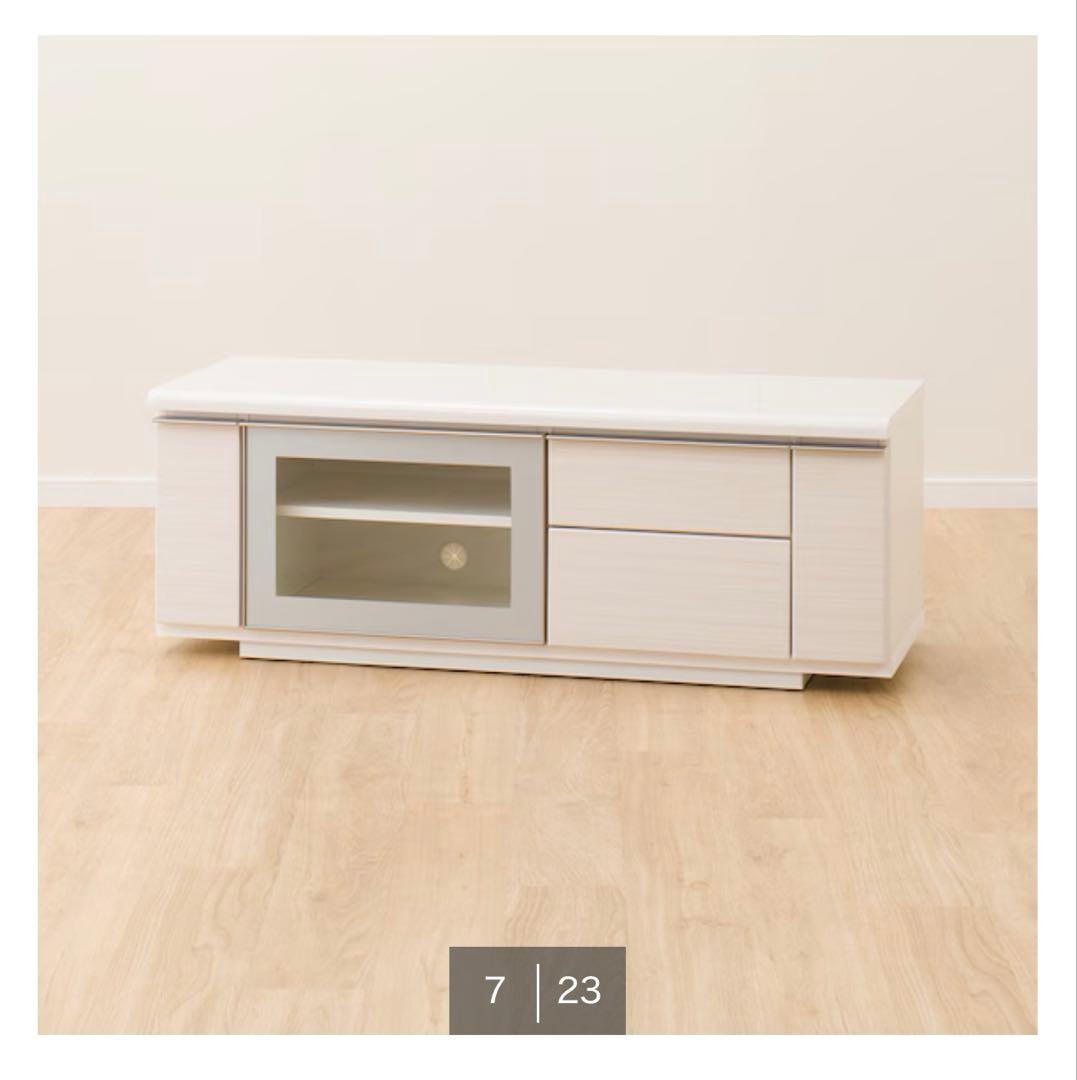 ニトリ ローボードポスティア 125白 テレビ台