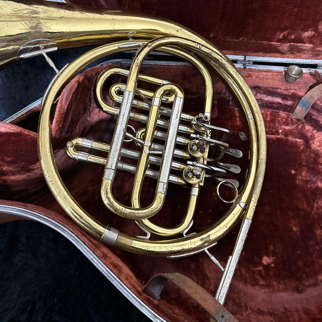 F.E.OLDS&SON ホルン 管楽器 ハードケース マウスピース付属