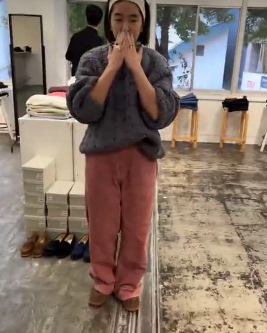 SHISHIKUIペインターパンツ32 / D.PINK シシクイ