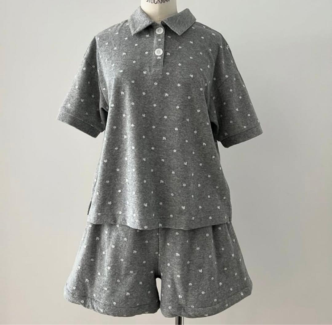 ☆rosy monster パイルセットアップ ポロシャツ