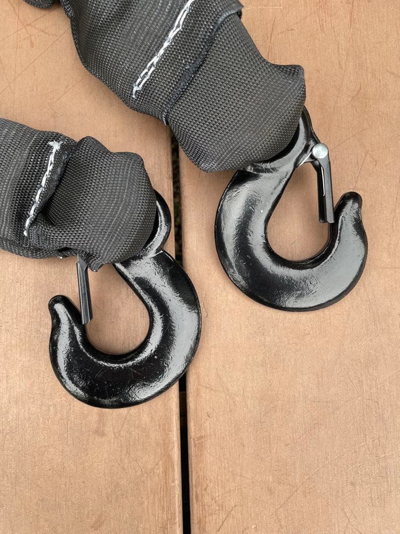 【新品】CL LINK 迷彩 牽引ロープ フック　収納袋付き　シーエルリンク