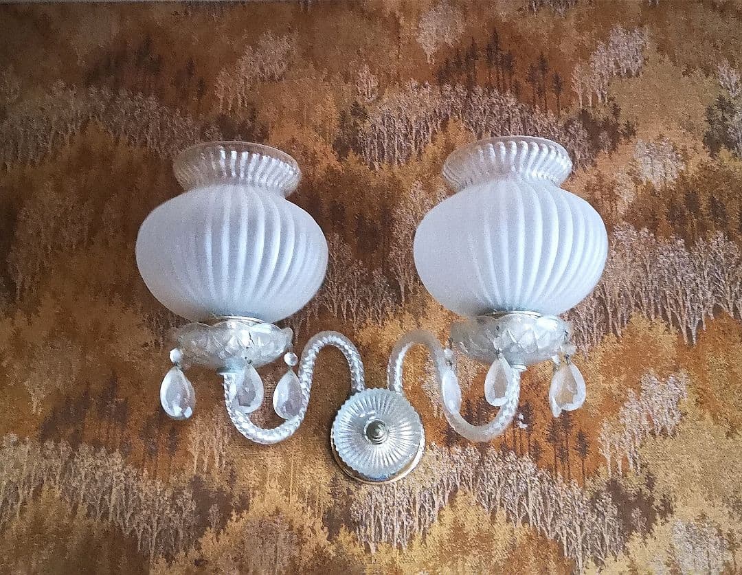 昭和レトロ シャンデリ２個セット