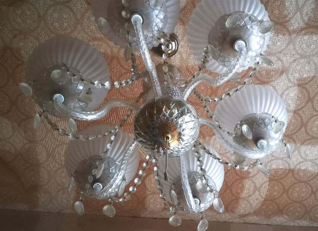 昭和レトロ シャンデリ２個セット