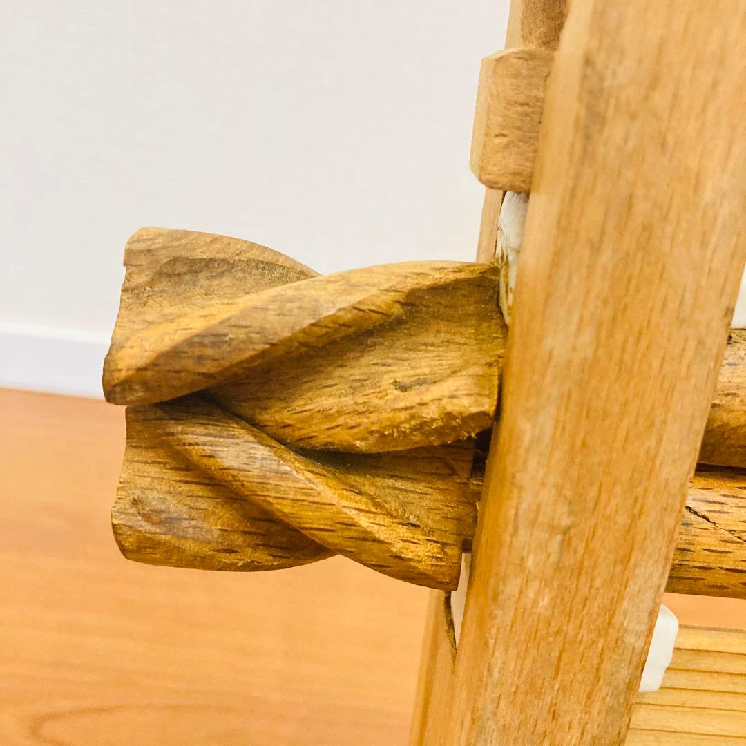 綿繰機 アンティーク　手仕事