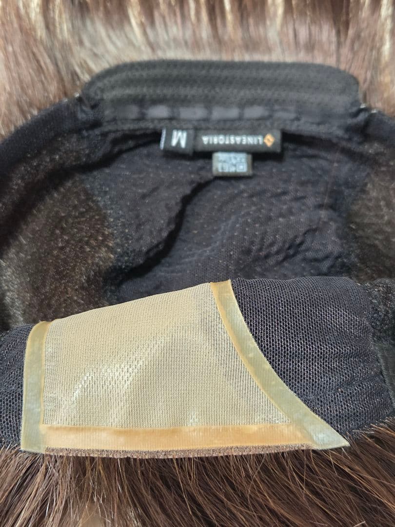 ぱ*だ様 【リネアストリア】天使のマニッシュショート人毛MIXチョコブラウンM