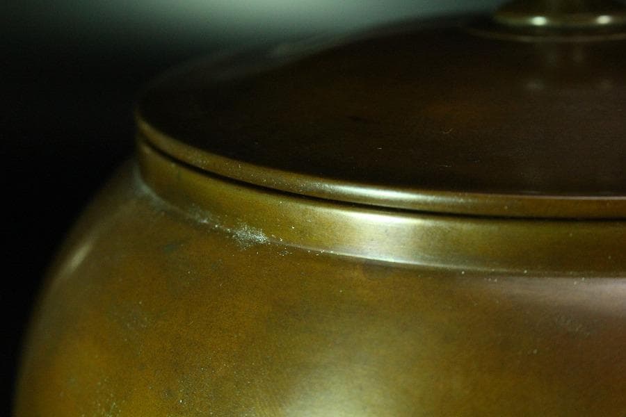 茶道具 堀政五郎作 銅 皆具揃 共箱(K-XA944)