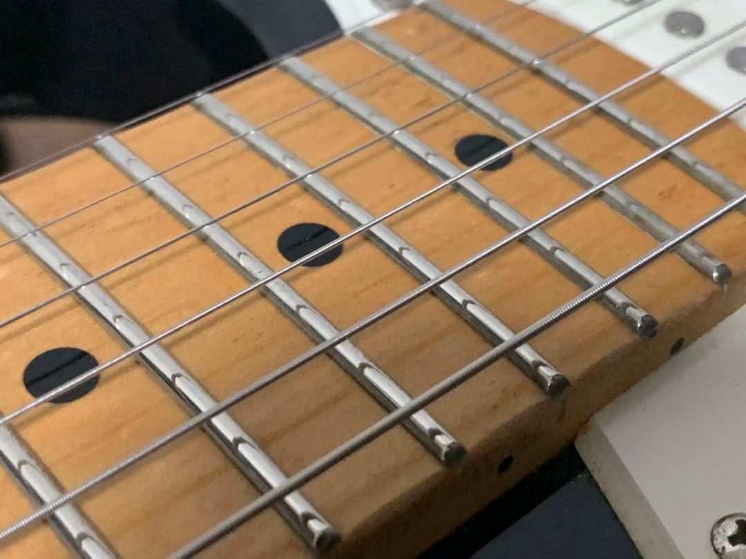 Juno ジュノ ST ストラトキャスター タイプ 黒 ブラック メイプル指板