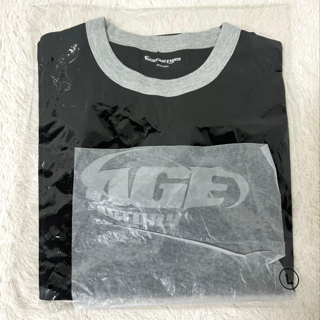 Age Factory エイジ リンガー Tシャツ 黒 L 新品 未使用