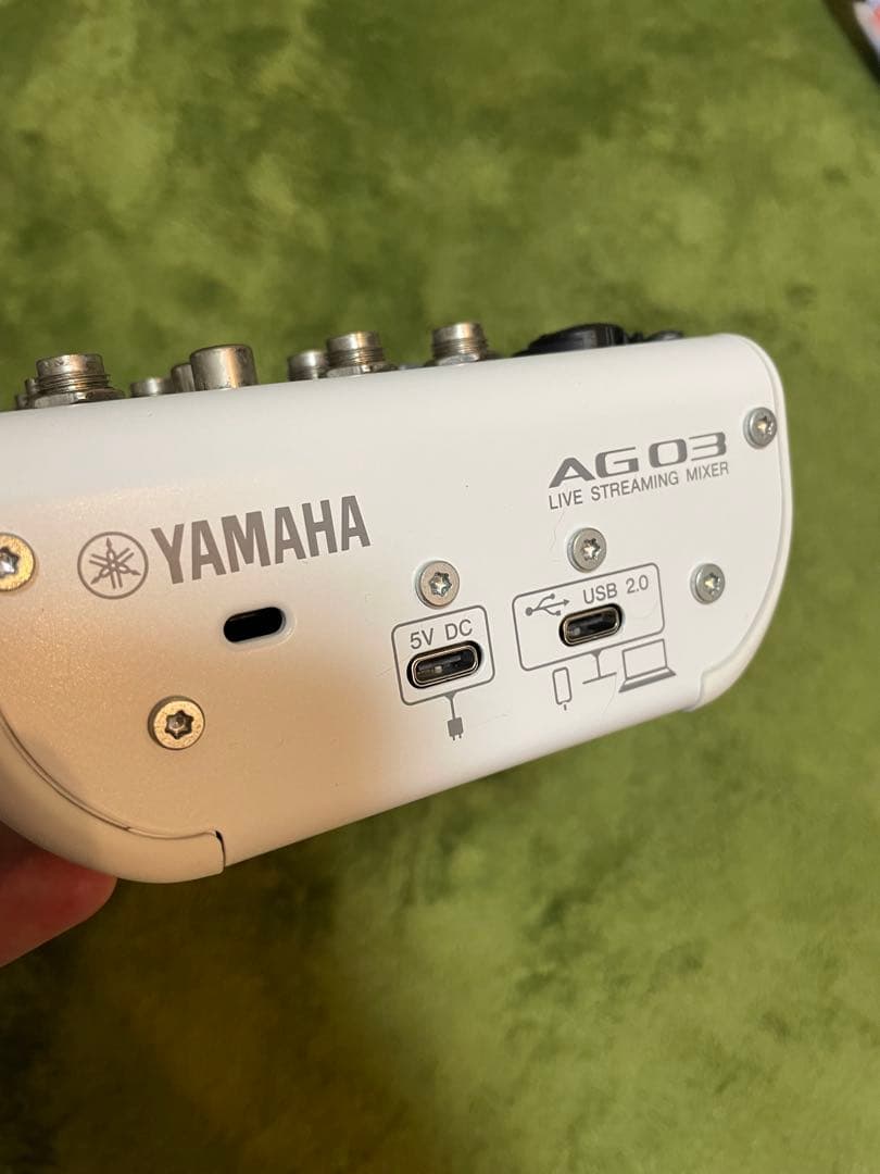 Yamaha AG03 mk2 オーディオミキサー ホワイト
