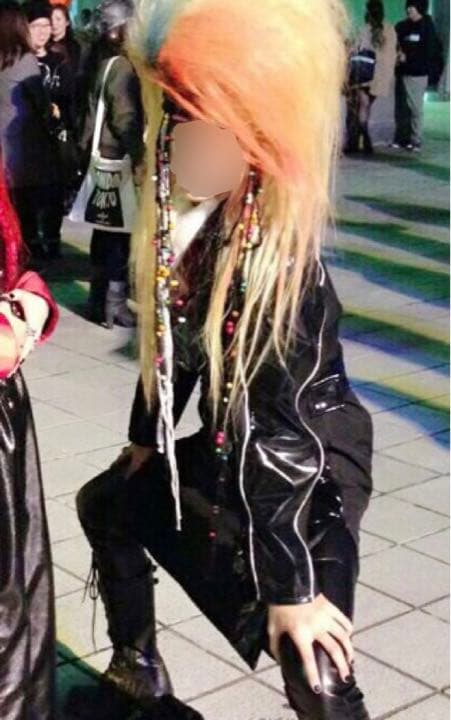 【美品】X JAPAN HIDE シルバーパイピング コスプレ衣装