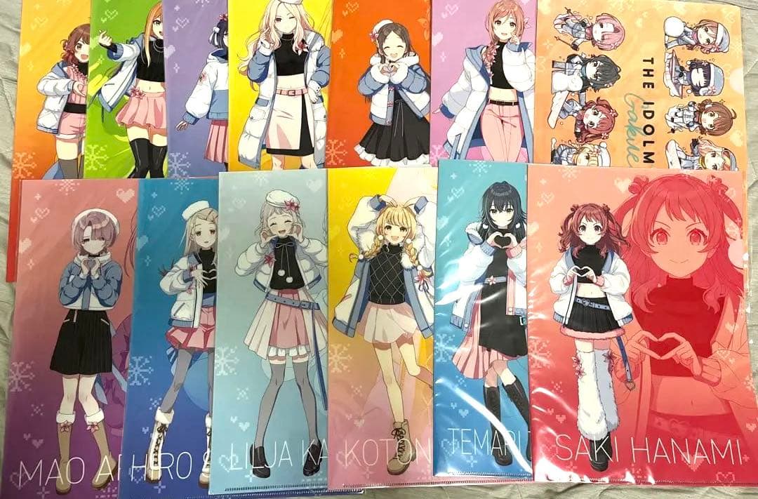 学園アイドルマスター　狭山スキー場　クリアファイル　全種　13枚