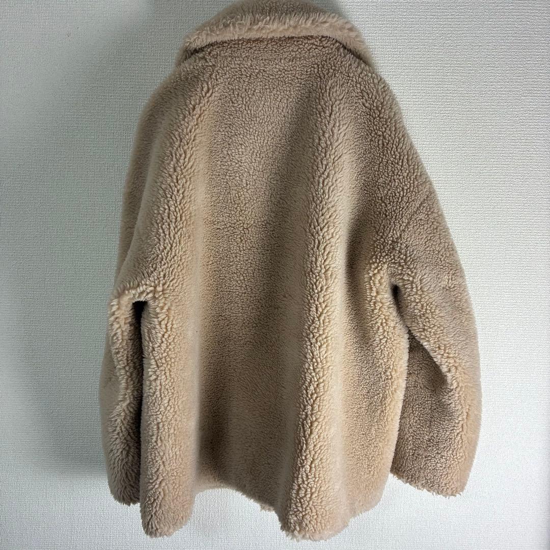 美品✨GINY ジニー SCGINYボアチェスターコート ボアコート　ベージュ