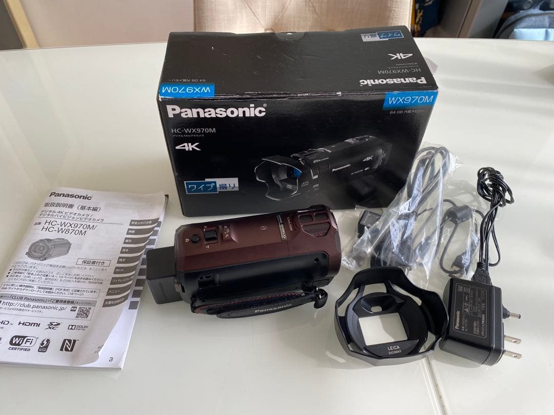 Panasonic HC-WX970M 4Kビデオカメラ