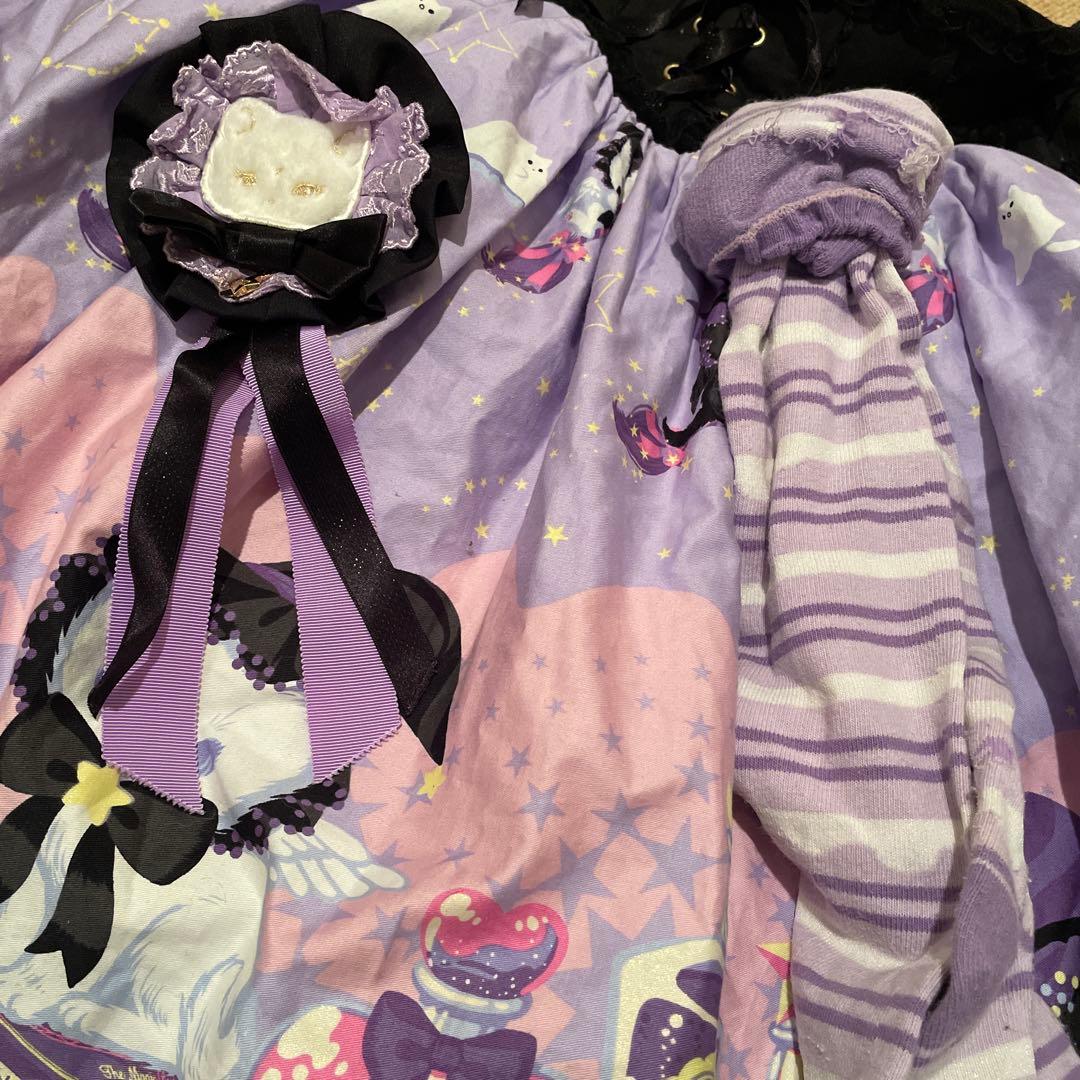 Magical Milk Cat スカート ロゼッタブローチ ソックスセット