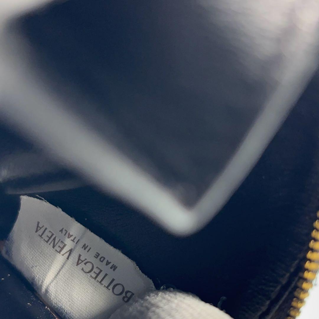 BOTTEGA VENETA 財布 2つ折り イントレチャート 黒