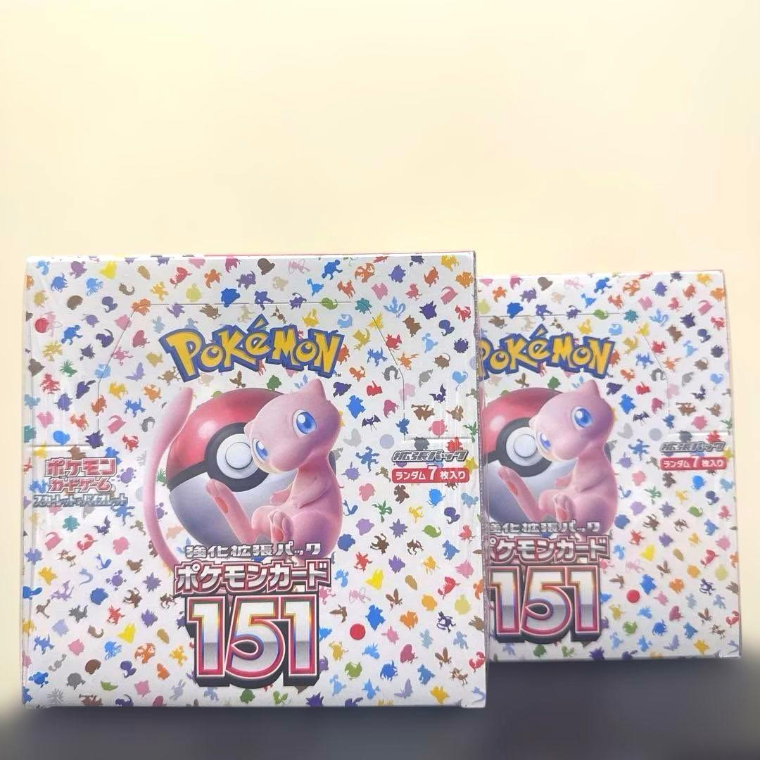 ポケモンカード 151 未開封 シュリンク付きBOX 2BOX