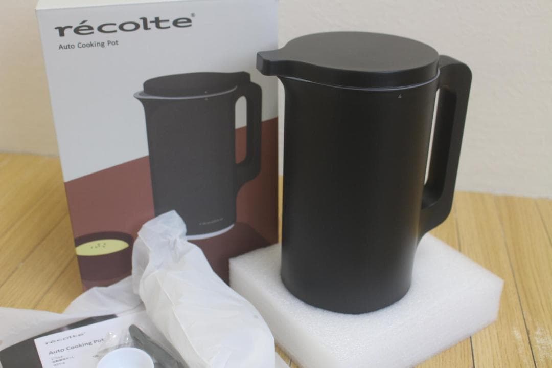 未使 RECOLTEレコルト 自動調理ポット RSY-2 ナチュラルブラック