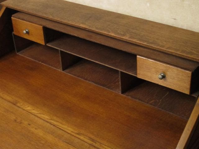 フランス アンティーク ルイ15世様式 彫刻 猫脚 ライティングビューロー