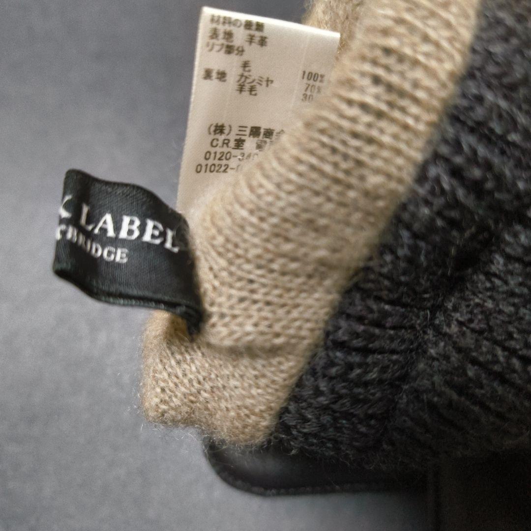 【未使用品 タグ付き】BURBERRY ブラックレーベル　羊革手袋　黒