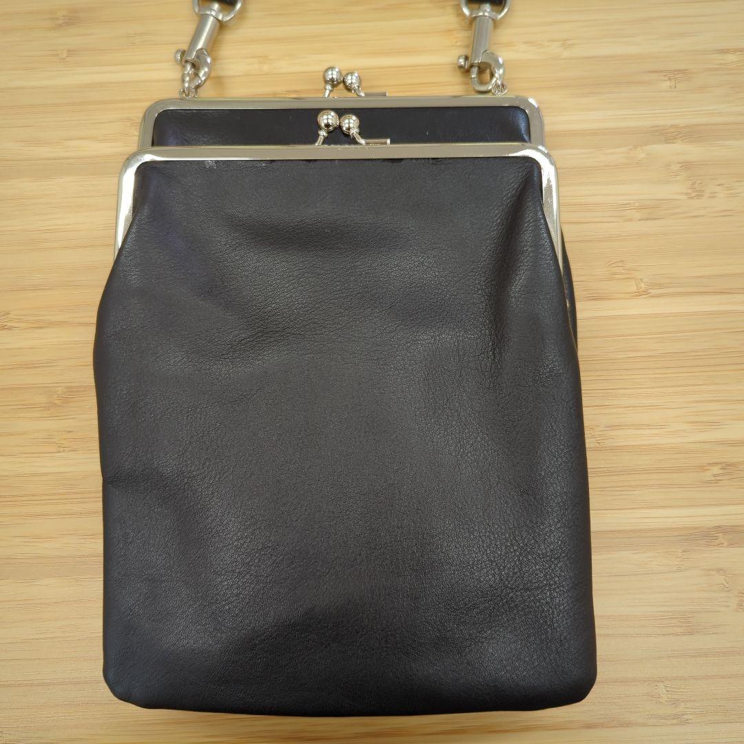 オールドマンズ　テーラー　R&D.M.Co. がま口レザーショルダーバッグ