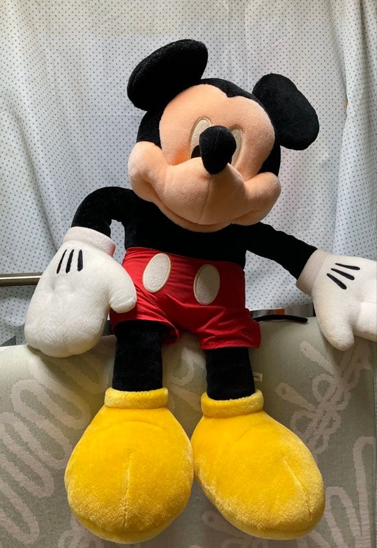 ディズニー　ミッキーマウス75周年記念タグ付き　ぬいぐるみ