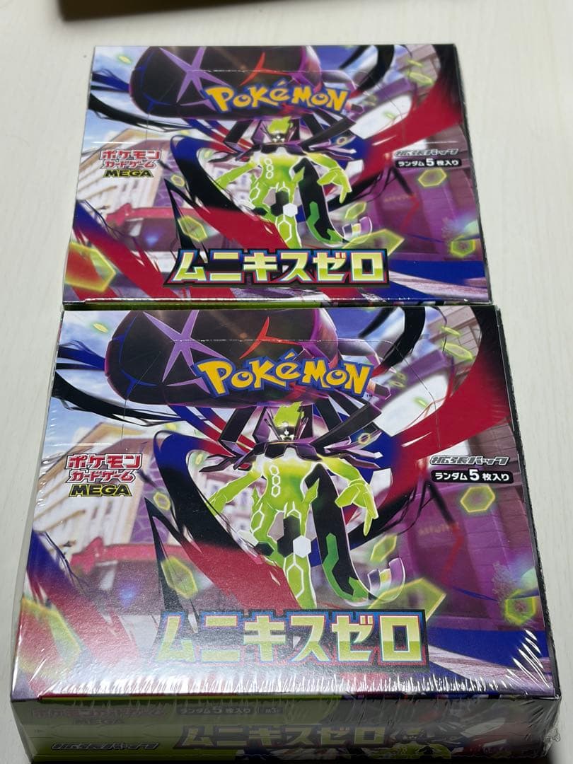 ポケモンカードムニキスゼロ　新品未開封　シュリンク付きBOX 2個