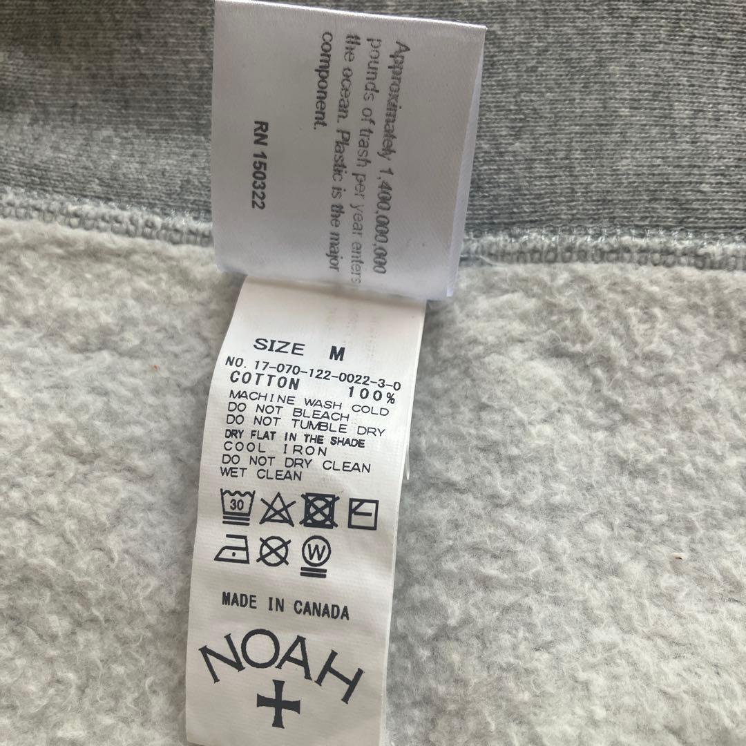 NOAH ノア　プルオーバー　スウェット　パーカー　カナダ製
