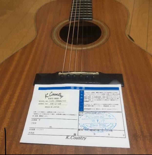アコースティックギター K-country lek-08mm