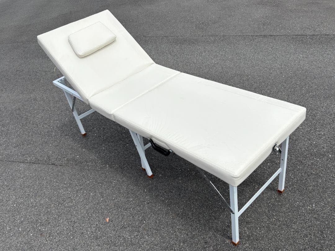 エステベッド/マッサージベッド/リクライニング 有孔/折りたたみ/サロン